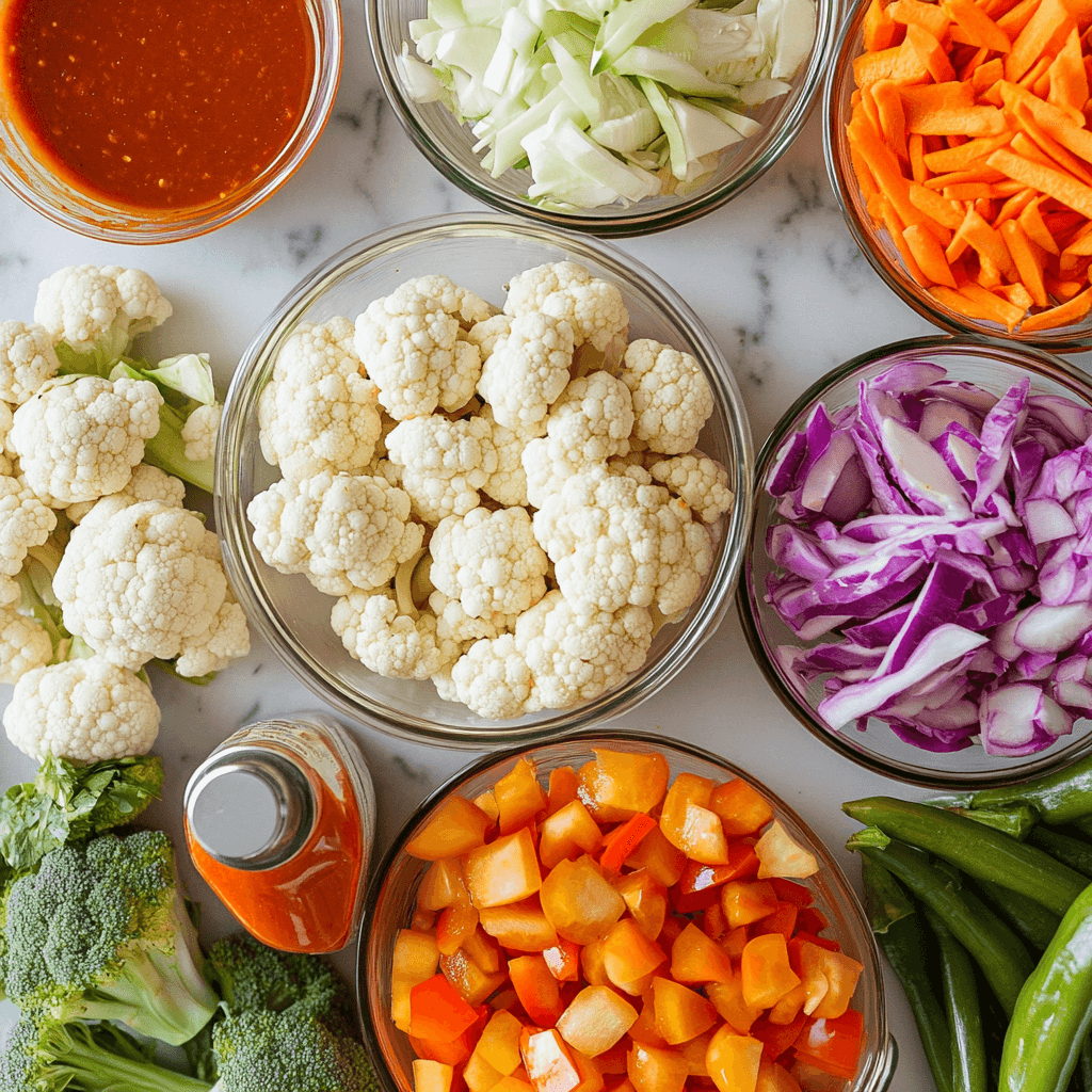 Buffalo Cauliflower Tacos