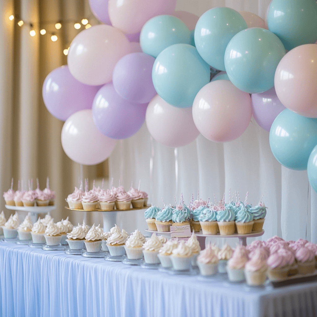 maty_recipes_A_decorative_party_setting_featuring_soft_pastel_e8e3b19a-c94d-4f16-bb66-7088741b5cd6_0 Gender Reveal Cupcakes