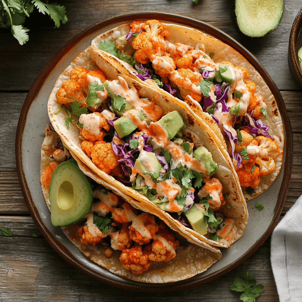 maty_recipes_A_garnished_plate_of_buffalo_cauliflower_tacos_w_0c22936e-9a4c-48eb-bd09-bc7fbf79cd9d_0 Buffalo Cauliflower Tacos