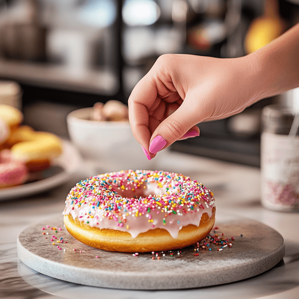 maty_recipes_A_hand_decorating_a_donut_with_colorful_sprinkle_8836763b-deba-4263-a750-91c381b1a4c0_0 Donuts with Sprinkles