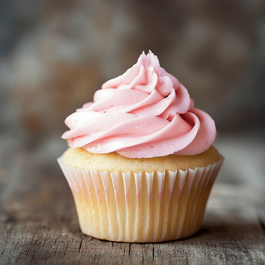 maty_recipes_An_artistic_shot_of_a_single_pink_cupcake_on_a_w_42732fab-5849-471a-9a52-8fa375b29b93_1 Pink Cupcakes