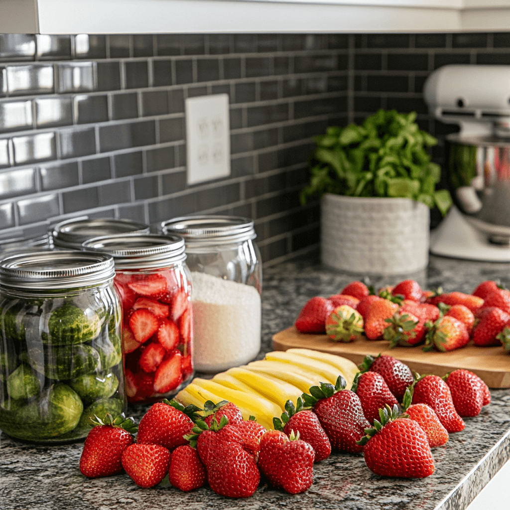 Pickled Strawberries
