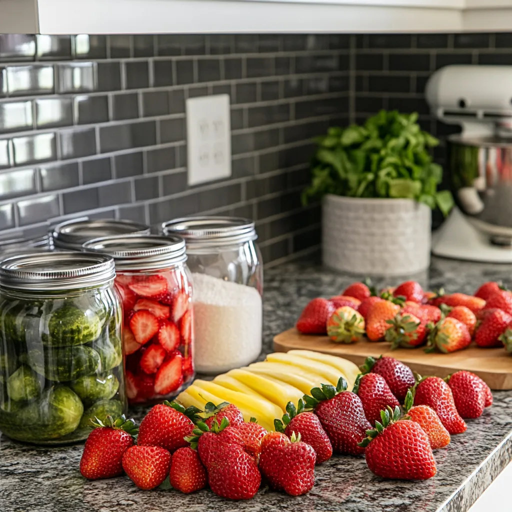 Pickled Strawberries